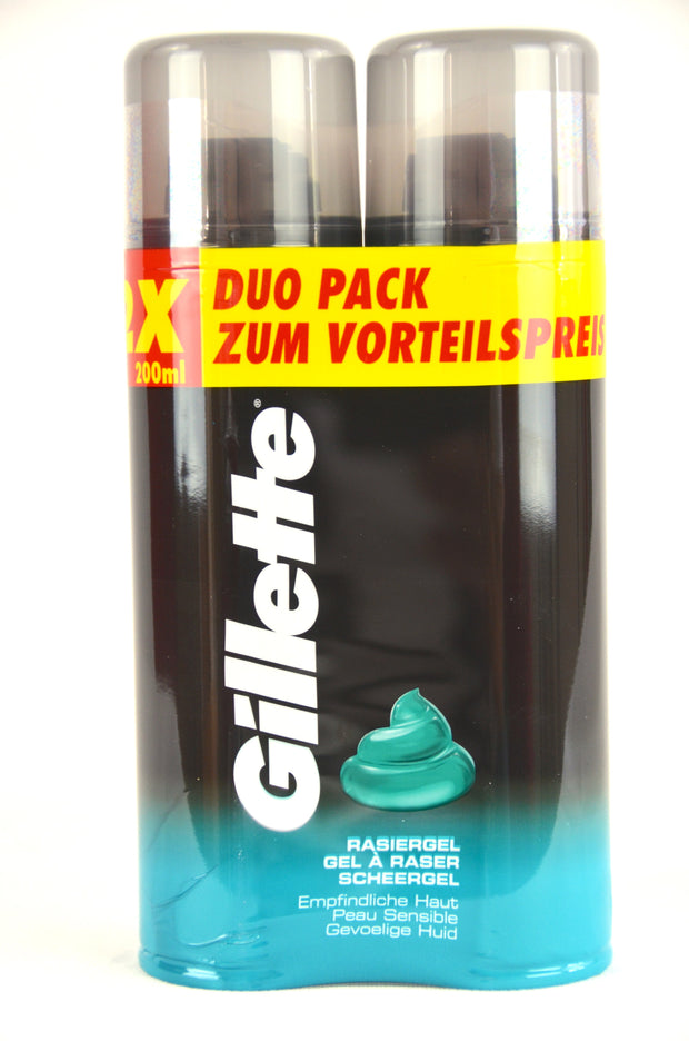 Gillette Classic Rasiergel Duo, AKTION 2x200 ml