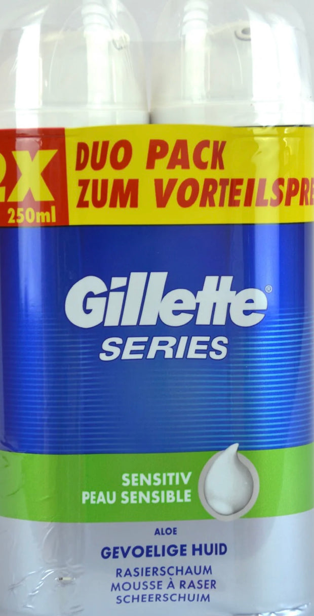 Gillette Series Sensitive Duo, 2x250 ml